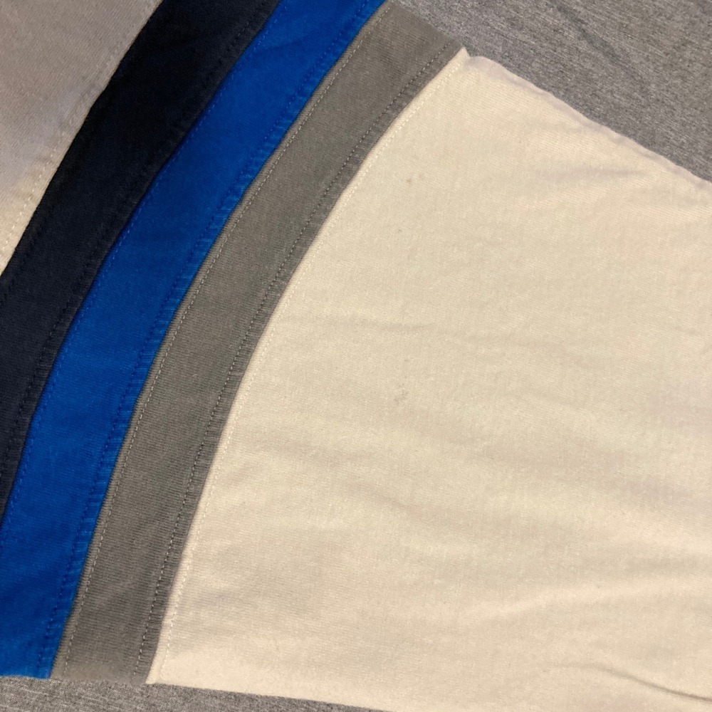 Wrangler Hero Boys T-Shirt Stone Off White Graphic Stripe Sleeve Size 14-16‎ - Picture 12 of 13